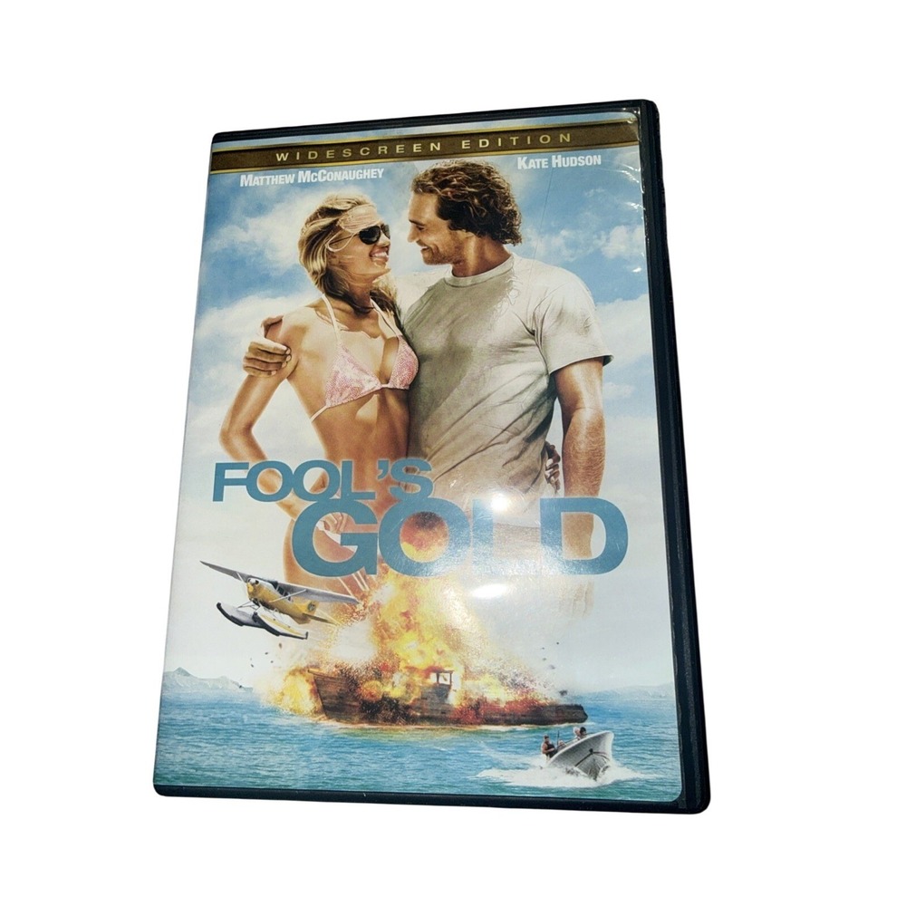 Fool's Gold (DVD, 2008) Widescreen Edition Matthew McConaughey & Kate Hudson